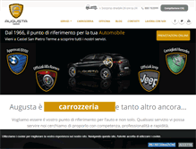 Tablet Screenshot of carrozzeriaugusta.it